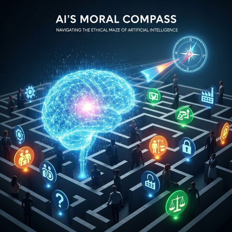 AI's Moral Compass Navigating the Ethical Maze of Artificial Intelligence