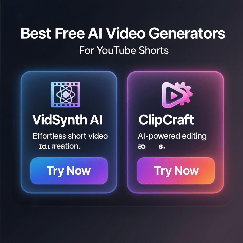 Best free AI video generators for YouTube shorts