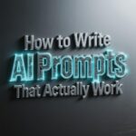 How to Write AI Prompts That Actually Work
