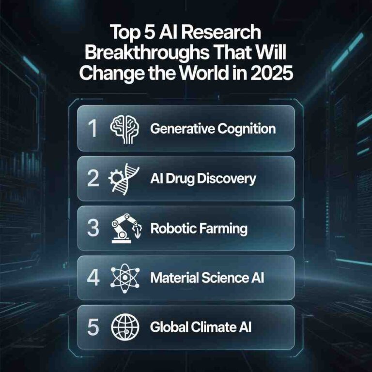 Top 5 AI Research Breakthroughs That Will Change the World in 2025