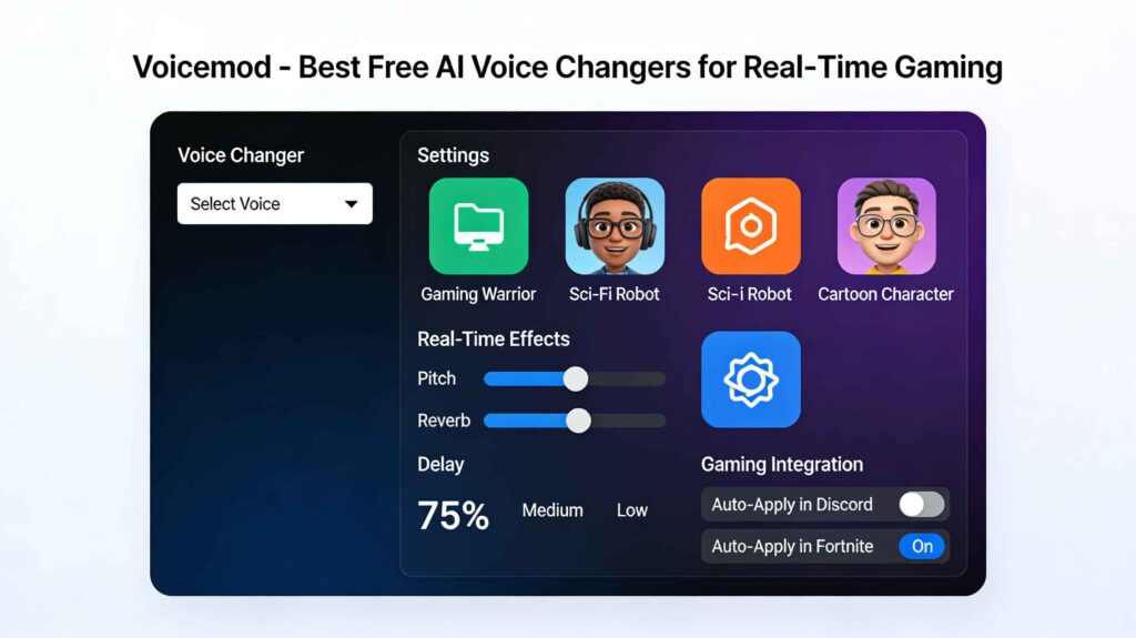 best free AI voice changers for real time gaming 1