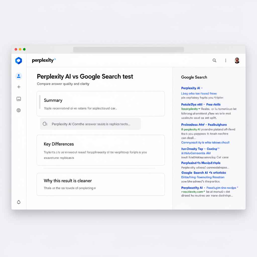 Perplexity AI vs Google Search
