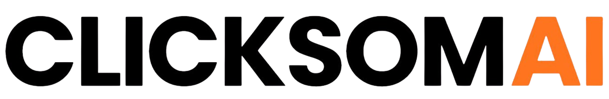 clicksom logo black